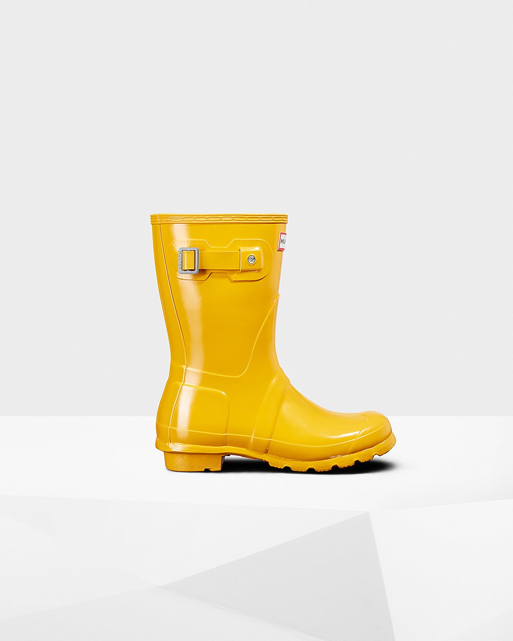 Botas De Cortas Hunter Mujer Original Gloss - Amarillo - Argentina 2879SUICX